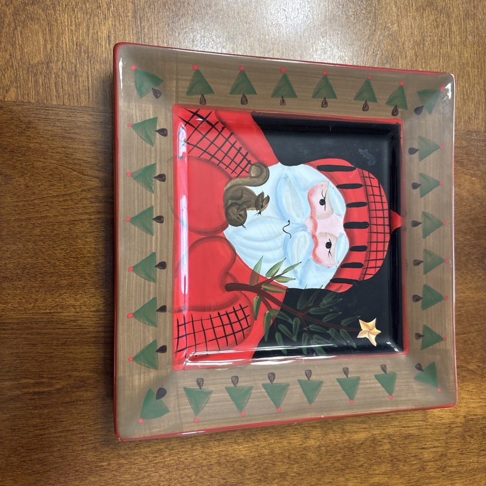 Pfaltzgraff 2009 Camp Jingles Santa Plate